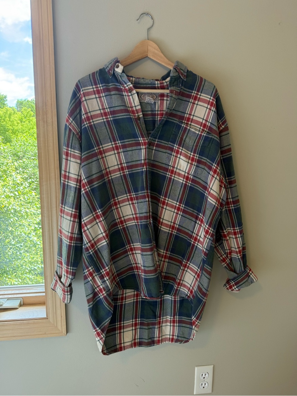 Abercrombie & Fitch Multicolor Plaid Button-Front Shirt